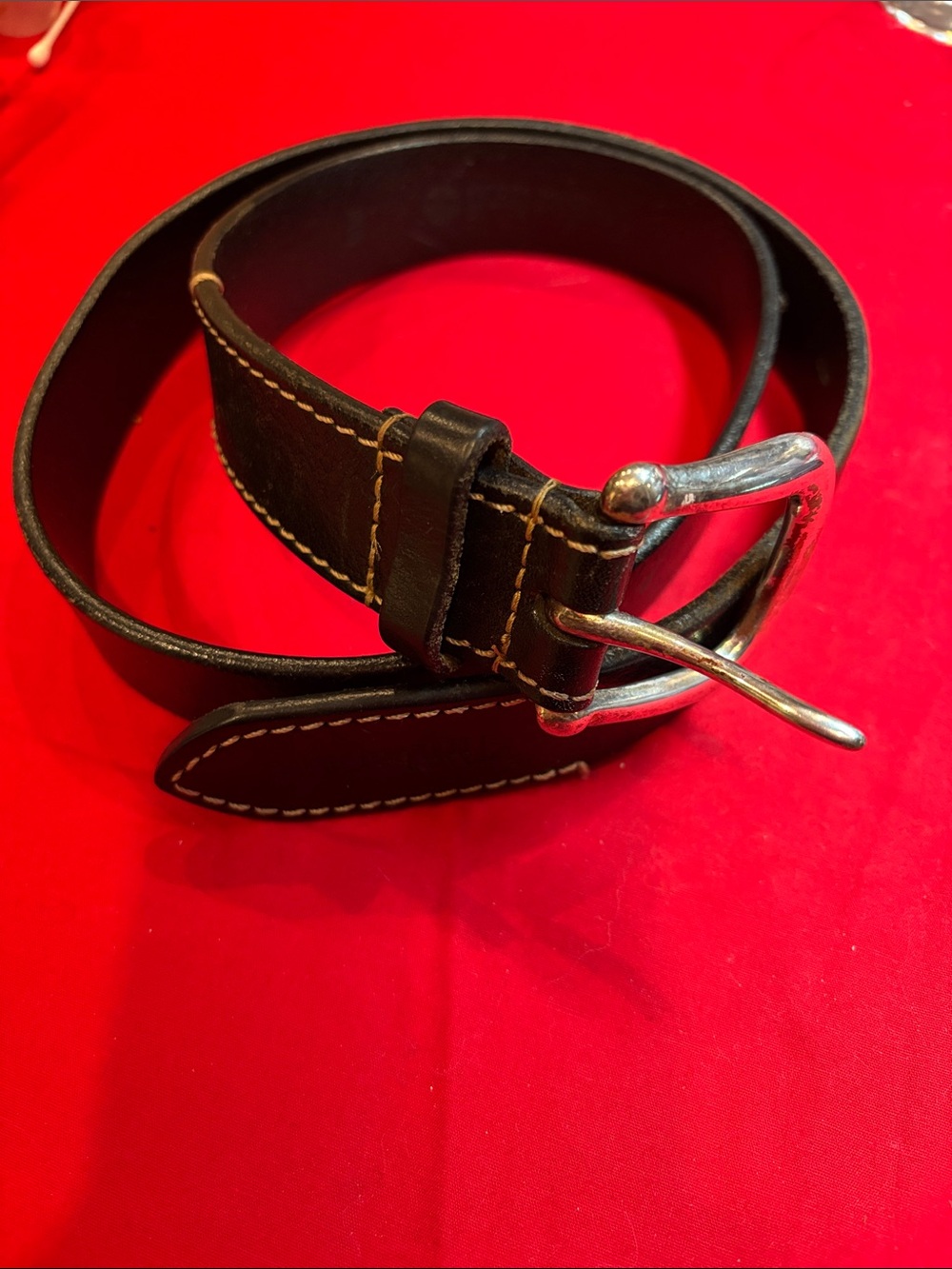 Timberland leather unisex belt